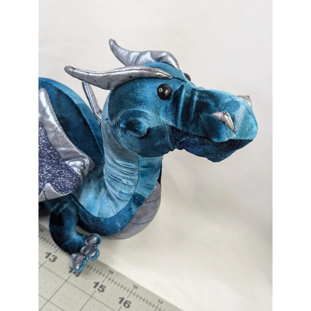 Douglas Green Dragon Plush 9 Inch 2015 729‎ Stuffed Animal Toy